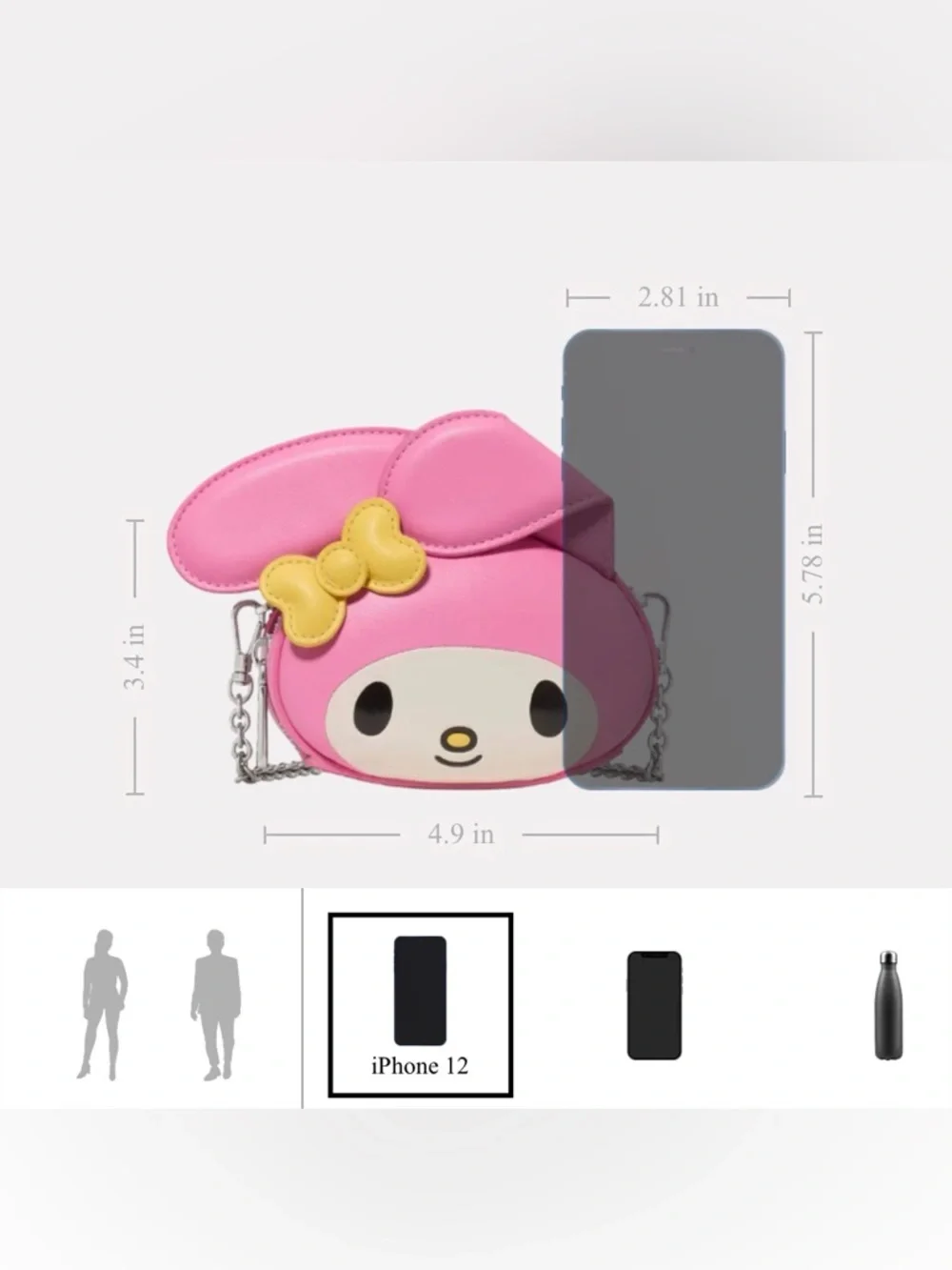 Hello Kitty And Friends X Kate Spade New York 3D My Melody Mini Crossbody Bag